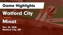 Watford City  vs Minot  Game Highlights - Oct. 20, 2020