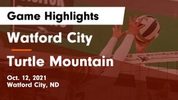 Watford City  vs Turtle Mountain  Game Highlights - Oct. 12, 2021