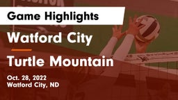 Watford City  vs Turtle Mountain  Game Highlights - Oct. 28, 2022