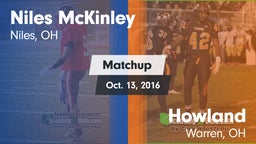 Matchup: McKinley vs. Howland  2016