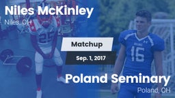 Matchup: McKinley vs. Poland Seminary  2017