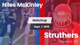 Matchup: McKinley vs. Struthers  2018