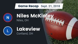 Recap: Niles McKinley  vs. Lakeview  2018