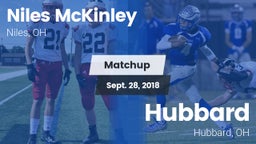 Matchup: McKinley vs. Hubbard  2018