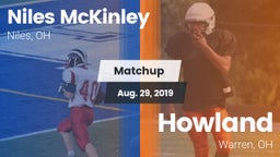 Matchup: McKinley vs. Howland  2019