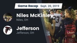 Recap: Niles McKinley  vs. Jefferson  2019