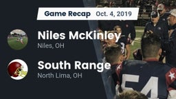 Recap: Niles McKinley  vs. South Range 2019