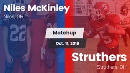 Matchup: McKinley vs. Struthers  2019