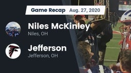 Recap: Niles McKinley  vs. Jefferson  2020