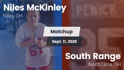 Matchup: McKinley vs. South Range 2020