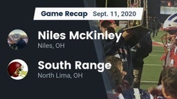 Recap: Niles McKinley  vs. South Range 2020