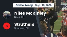 Recap: Niles McKinley  vs. Struthers  2020