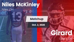 Matchup: McKinley vs. Girard  2020