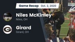 Recap: Niles McKinley  vs. Girard  2020