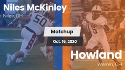 Matchup: McKinley vs. Howland  2020