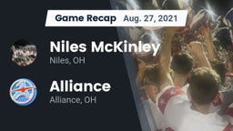 Recap: Niles McKinley  vs. Alliance  2021