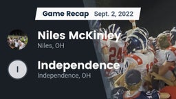 Recap: Niles McKinley  vs. Independence  2022