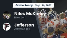 Recap: Niles McKinley  vs. Jefferson  2022