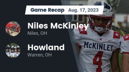 Recap: Niles McKinley  vs. Howland  2023