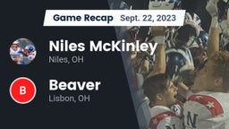 Recap: Niles McKinley  vs. Beaver  2023