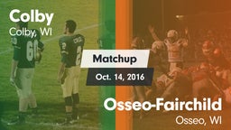 Matchup: Colby vs. Osseo-Fairchild  2016