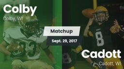 Matchup: Colby vs. Cadott  2017