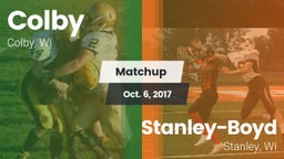 Matchup: Colby vs. Stanley-Boyd  2017