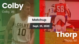 Matchup: Colby vs. Thorp  2020