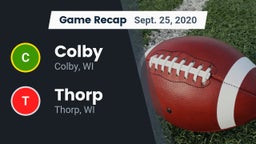 Recap: Colby  vs. Thorp  2020