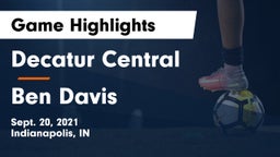 Decatur Central  vs Ben Davis  Game Highlights - Sept. 20, 2021