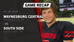 Recap: Waynesburg Central  vs. South Side  2016