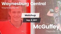 Matchup: Waynesburg Central vs. McGuffey  2017