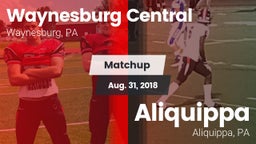 Matchup: Waynesburg Central vs. Aliquippa  2017