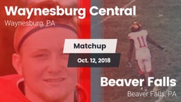 Matchup: Waynesburg Central vs. Beaver Falls  2018