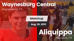 Matchup: Waynesburg Central vs. Aliquippa  2019