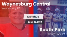 Matchup: Waynesburg Central vs. South Park  2019