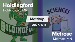 Matchup: Holdingford vs. Melrose  2016