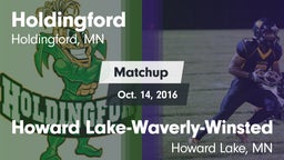 Matchup: Holdingford vs. Howard Lake-Waverly-Winsted  2016