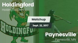 Matchup: Holdingford vs. Paynesville  2017