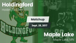 Matchup: Holdingford vs. Maple Lake  2017