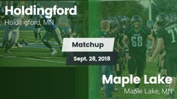 Matchup: Holdingford vs. Maple Lake  2018