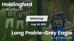 Matchup: Holdingford vs. Long Prairie-Grey Eagle  2019