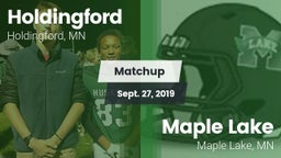 Matchup: Holdingford vs. Maple Lake  2019