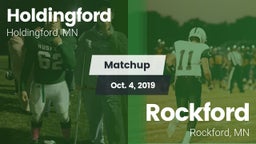 Matchup: Holdingford vs. Rockford  2019