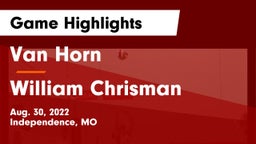 Van Horn  vs William Chrisman  Game Highlights - Aug. 30, 2022