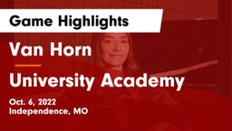 Van Horn  vs University Academy Game Highlights - Oct. 6, 2022
