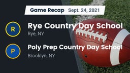 Recap: Rye Country Day School vs. Poly Prep Country Day School 2021