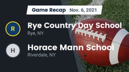 Recap: Rye Country Day School vs. Horace Mann School 2021