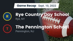 Recap: Rye Country Day School vs. The Pennington School 2022