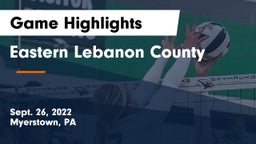 Eastern Lebanon County  Game Highlights - Sept. 26, 2022